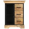 vidaXL Sideboard 60x30x75 cm Solid Mango Wood