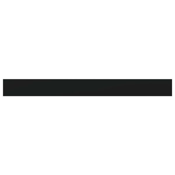 vidaXL Bookshelf Boards 4 pcs Black 100x10x1.5 cm Engineered Wood