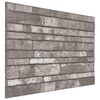 vidaXL 3D Wall Panels with Dark Grey Brick Design 10 pcs EPS