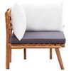 vidaXL 6 Piece Garden Lounge Set Solid Acacia Wood