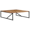 vidaXL Coffee Table 110x110x36 cm Solid Acacia Wood