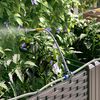 vidaXL Garden Brown 120 x 40 x 142 cm Steel