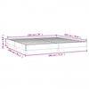 vidaXL Bed Frame without Mattress Dark Grey 193x203 cm King Fabric