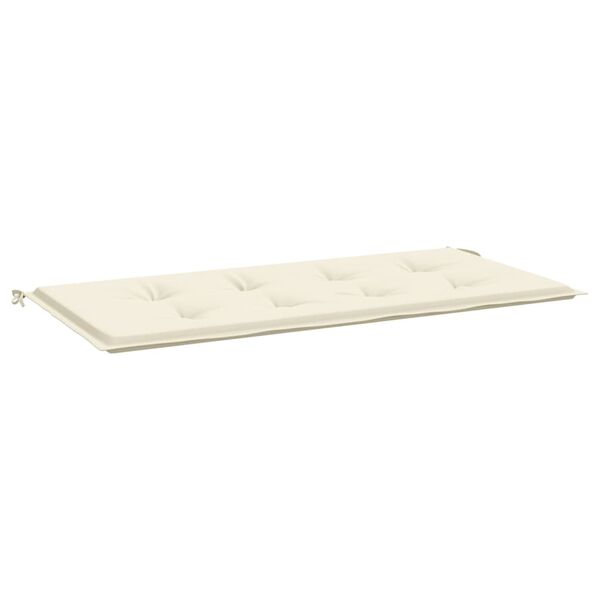 vidaXL Garden Bench Cushion Cream 120x50x3 cm Oxford Fabric