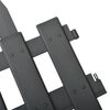 vidaXL Lawn Edgings 25 pcs Anthracite 10 m PP