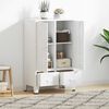 vidaXL Industrial Wardrobe White 67x35x107 cm Steel