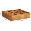 vidaXL Herb Garden Raised Bed Solid Wood Acacia 60x60x15 cm