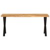 vidaXL Bench with Live Edge 105 cm Solid Wood Acacia