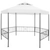 vidaXL Garden Gazebo 323x275x265 cm White 180 g/m&sup2;