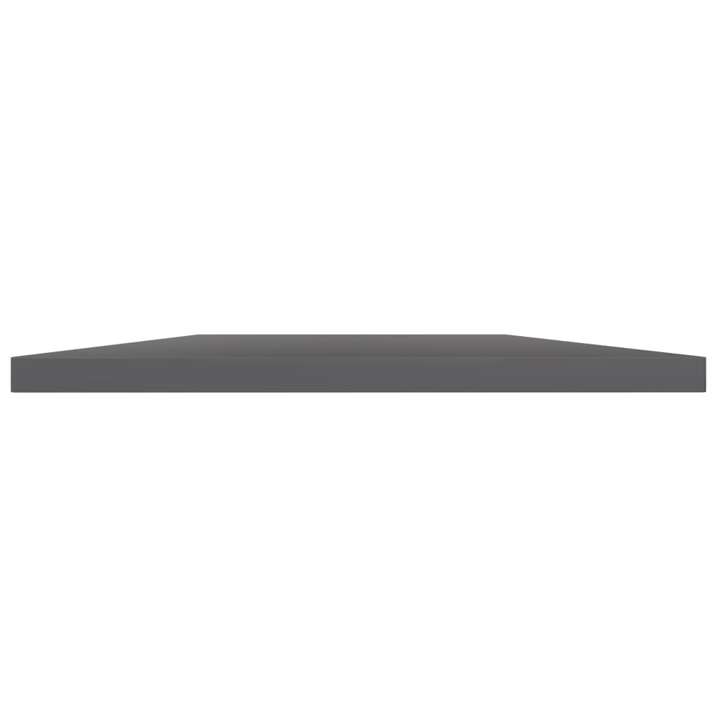 vidaXL Bookshelf Boards 8 pcs High Gloss Grey 40x40x1.5 cm Engineered Wood
