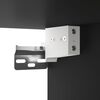 vidaXL Wall Cabinet Black 100x36.5x35 cm Engineered Wood