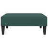 vidaXL Footstool Dark Green 77x55x31 cm Velvet