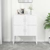vidaXL Highboard White 80x35x100 cm Steel