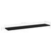 vidaXL Bookshelf Boards 8 pcs Black 100x20x1.5 cm Engineered Wood