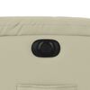 vidaXL Electric Stand up Massage Recliner Chair Cream Faux Leather