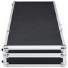 vidaXL Gun Case Black 134x35x12 cm Aluminium