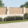 vidaXL Garden Raised Bed Galvanised Steel 320x40x45 cm Anthracite