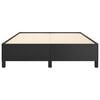 vidaXL Bed Frame without Mattress Black 137x187 cm Double Faux Leather