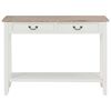 vidaXL Console Table White 110x35x80 cm Wood