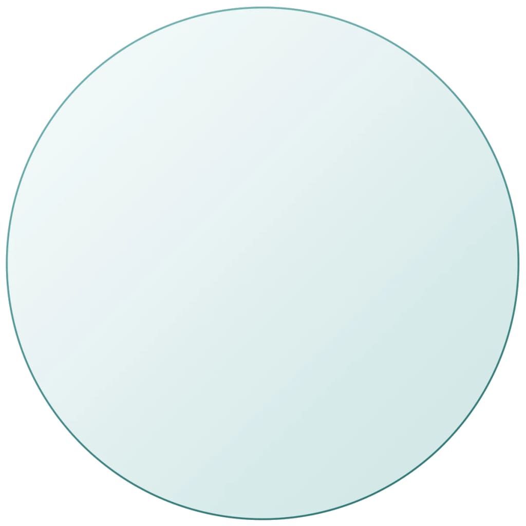 vidaXL Table Top Tempered Glass Round 900 mm