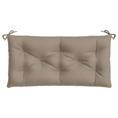 vidaXL Garden Bench Cushions 2 pcs Taupe 100x50x7cm Oxford Fabric