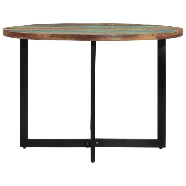 vidaXL Dining Table 110x75 cm Solid Wood Reclaimed