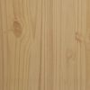 vidaXL Wardrobe FLORO Wax Brown 77x53x171 cm Solid Wood Pine