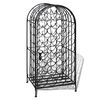 vidaXL Wine Rack for 35 Bottles Metal