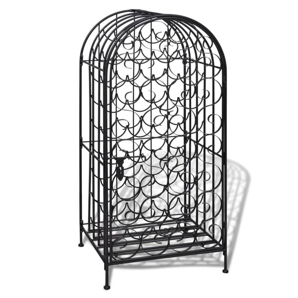 vidaXL Wine Rack for 35 Bottles Metal