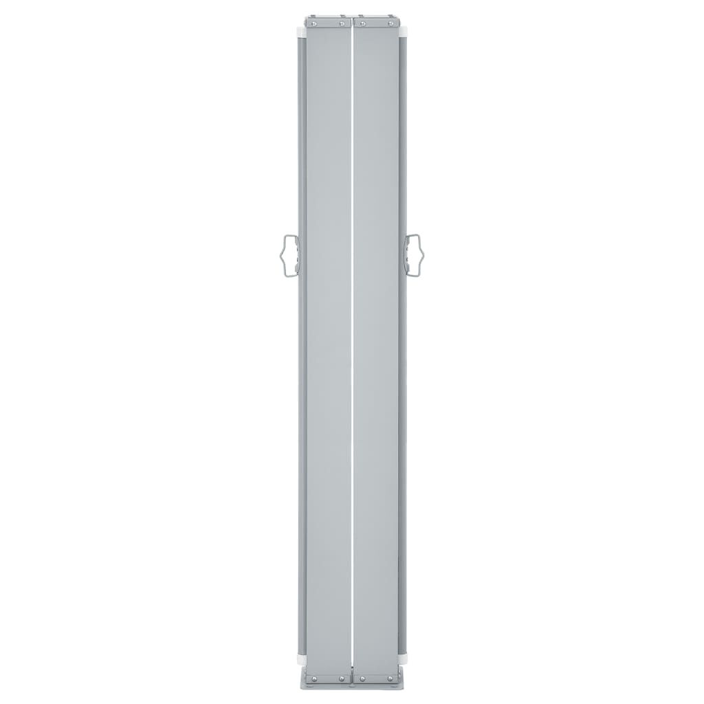 vidaXL Patio Retractable Double Side Awning 170x600 cm Anthracite