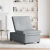 vidaXL Sofa Bed Light grey 194 x 67 x 37 cm Fabric