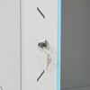 vidaXL 15U Network Cabinet with Swivel Feet 19" IP20 60x45x86 cm