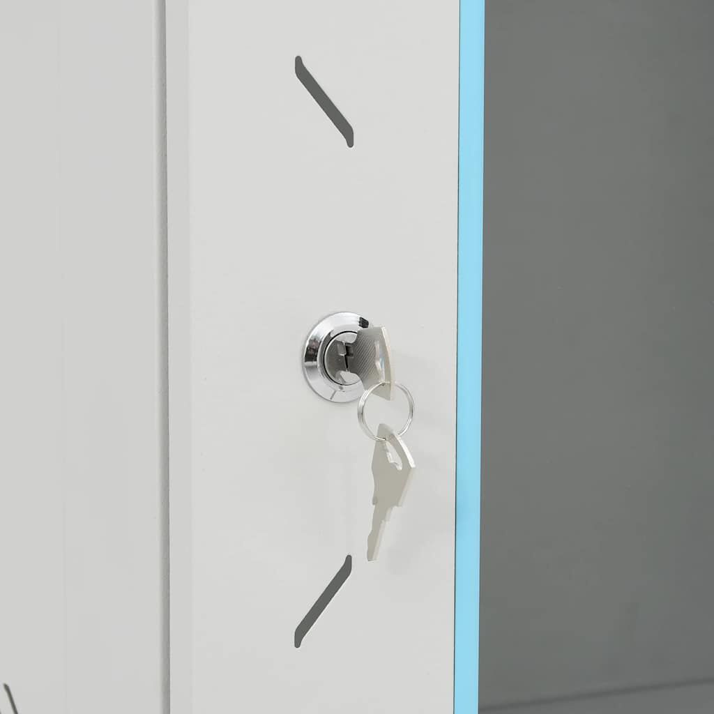 vidaXL 15U Network Cabinet with Swivel Feet 19" IP20 60x45x86 cm