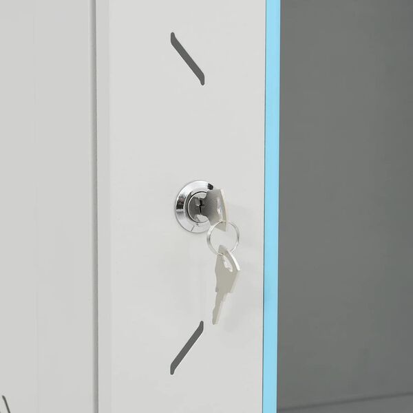 vidaXL 15U Network Cabinet with Swivel Feet 19" IP20 60x45x86 cm
