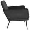 vidaXL Bench Black 107x80x81 cm Faux Leather