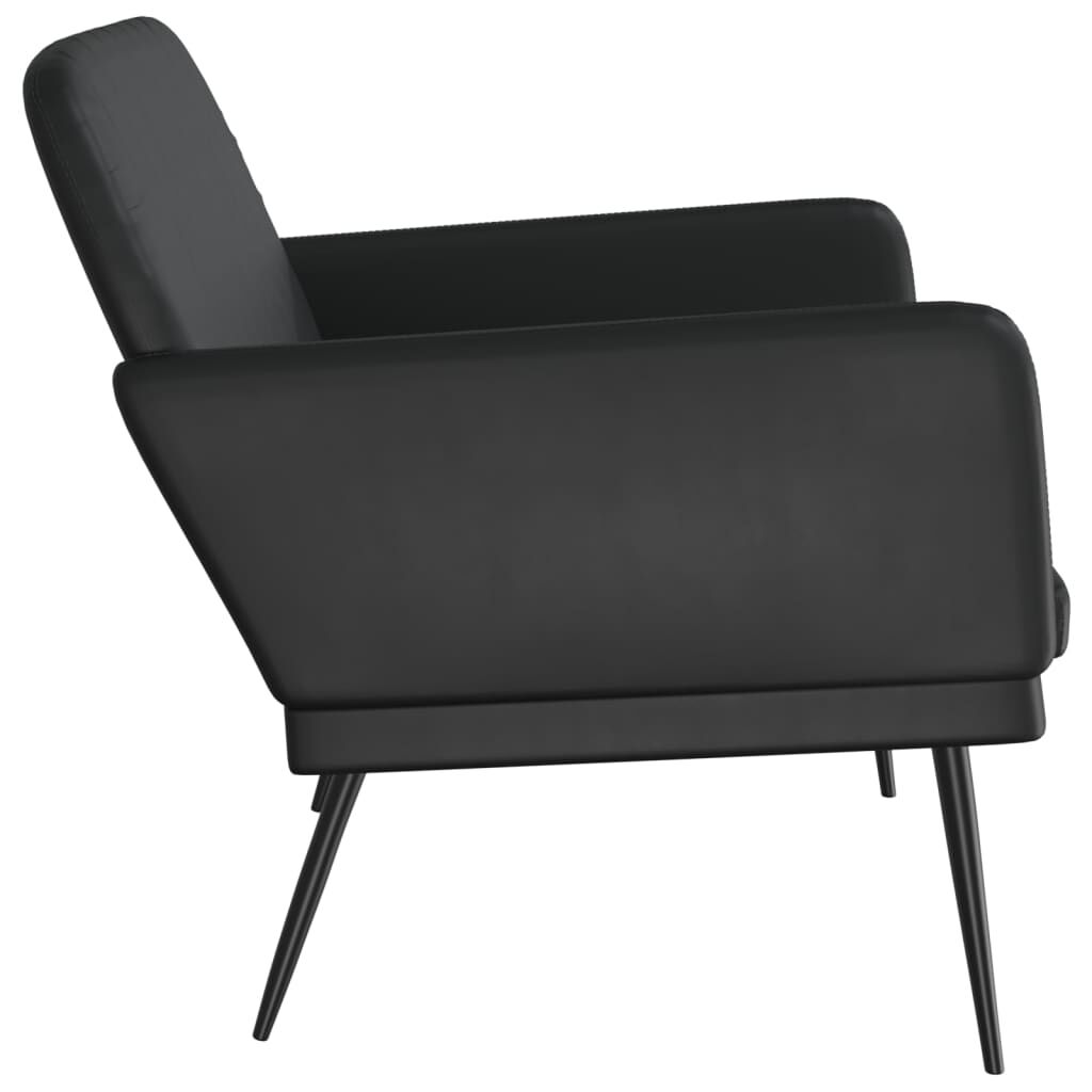 vidaXL Bench Black 107x80x81 cm Faux Leather