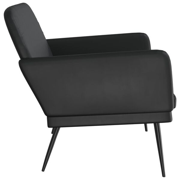 vidaXL Bench Black 107x80x81 cm Faux Leather