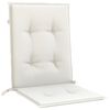 vidaXL Lowback Chair Cushions 2 pcs Melange Cream 100x50x4 cm Fabric