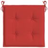 vidaXL Garden Chair Cushions 6 pcs Red 50x50x3 cm Oxford Fabric