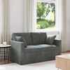 vidaXL Sofa Dark Grey 138 x 78 x 80 cm Velvet