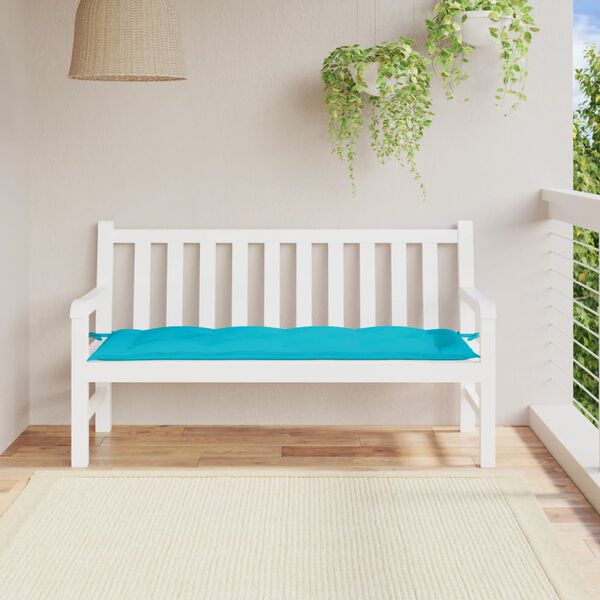 vidaXL Garden Bench Cushion Turquoise 150x50x7 cm Oxford Fabric