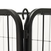 vidaXL Puppy Playpen Steel 91.5x59x61 cm