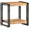 vidaXL Side Table 40x30x40 cm Rough Mango Wood