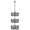 vidaXL Shower Hanger Shelf 30x15x(67-105) cm Aluminium