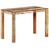 vidaXL Dining Table 110x55x76 cm Solid Wood Reclaimed