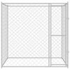 vidaXL Dog Cage Silver 200 x 200 x 200 cm Steel and PE