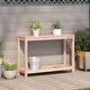 vidaXL Potting Table with Shelf 108x35x75 cm Solid Wood Douglas