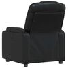 vidaXL Recliner Chair Black Faux Leather