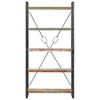 vidaXL 5-Tier Bookcase 90x30x180 cm Solid Reclaimed Wood