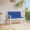 vidaXL Garden Bench Cushion Blue 120x(50+50)x7cm Oxford Fabric